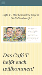 Mobile Screenshot of cafe-t.de
